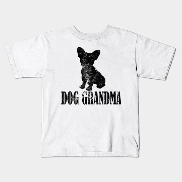 French Bulldogs Dog Grandma Kids T-Shirt by AstridLdenOs